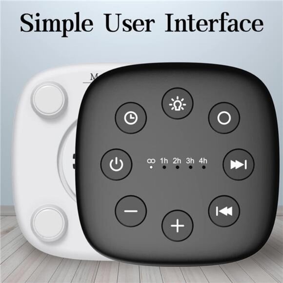 Meditation White Noise Sound Machine 30 Soothing Sounds with 32 Volume Control - Picture 6 of 7